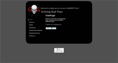 Desktop Screenshot of grinningskullpress.com